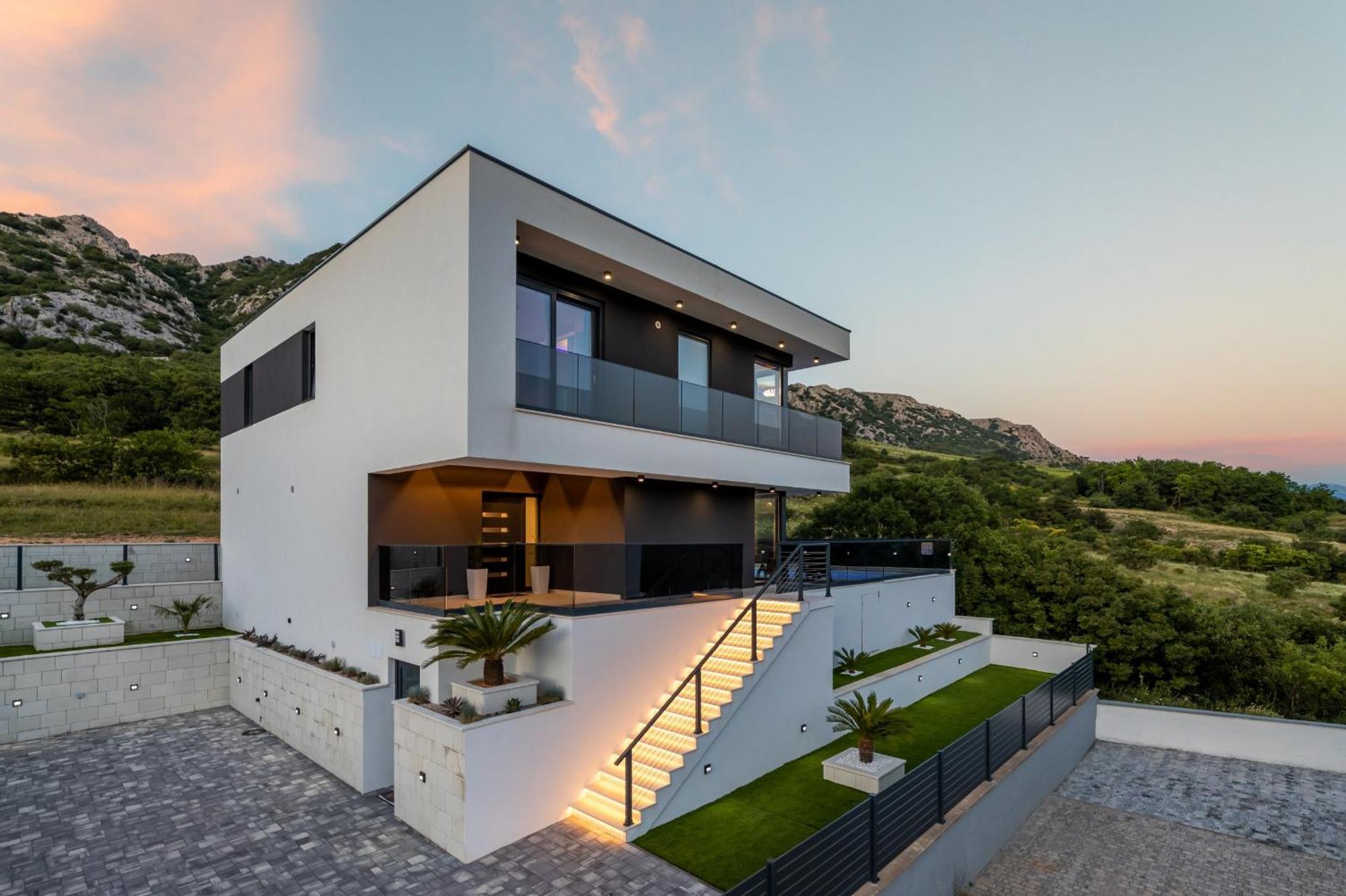 Villa Bellezza Draga Bašćanska Esterno foto