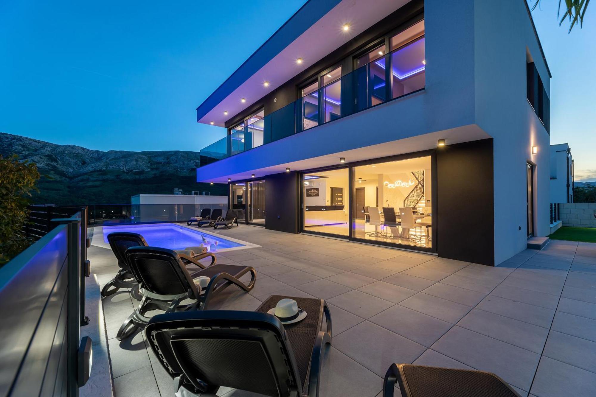 Villa Bellezza Draga Bašćanska Esterno foto