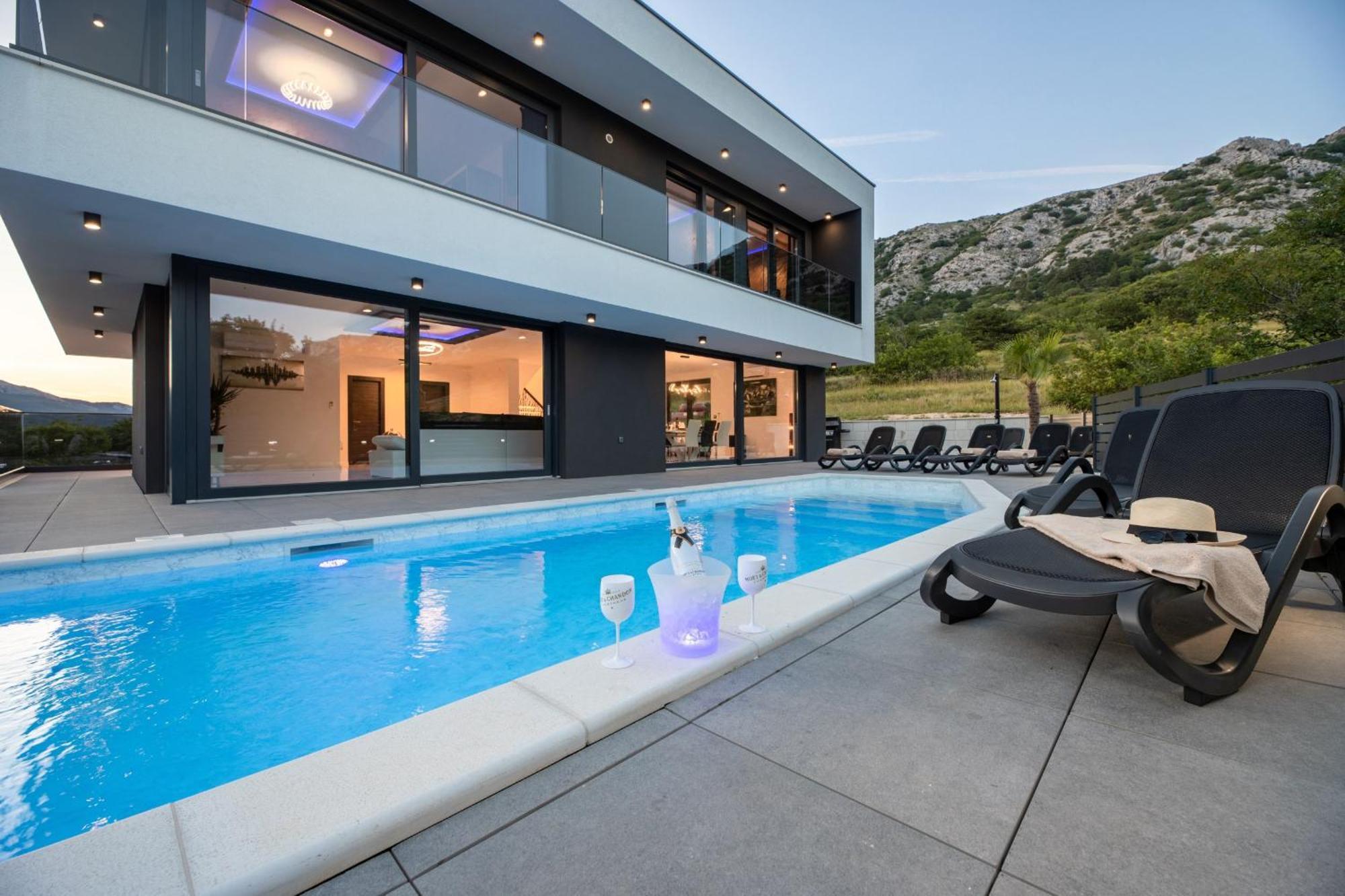 Villa Bellezza Draga Bašćanska Esterno foto